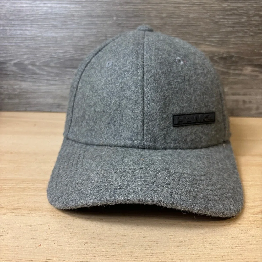 HAWK Hat‎ Cap Snap Back Gray Wool Blend Tony Hawk Skateboarding Outdoors